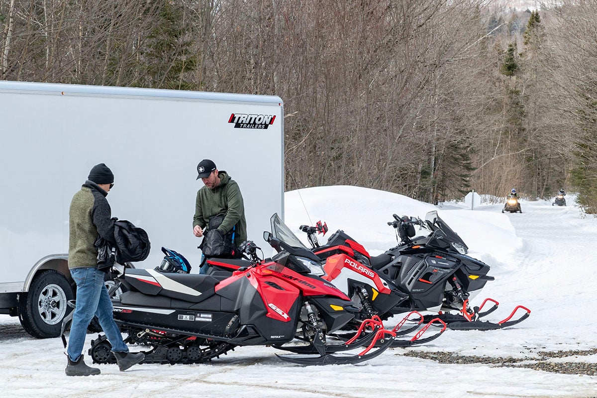 Triton Lowboy Snowmobile Trail